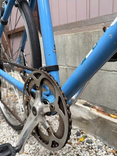 要整備asahi アサヒ クロスバイク WEEKEND BIKES 460 ライトブルー 7段変速 　　