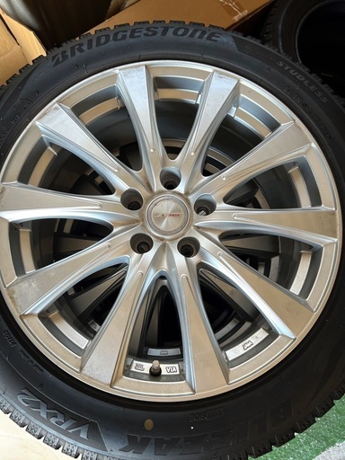 【成約済】アルミホイール・スタッドレスタイヤセット / BRIDGESTONE VRX2 / ブリヂストン