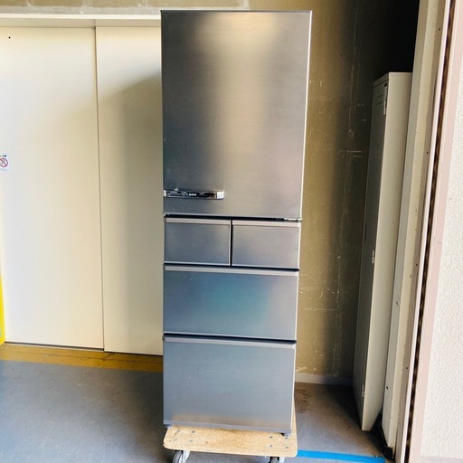 値下げ　AQUA ノンフロン冷凍冷蔵庫　AQR-SV42H(S)形 2018年製　415L 動作品