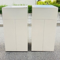 2点セット テラモト ゴミ箱 業務用 空き缶 ニートST あきかん 一般ごみ の画像