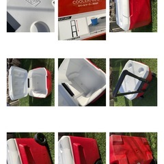 Coleman クーラーボックス　ホイールクーラー/60QT　赤（レッド）　美品の画像