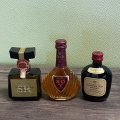 商談中　☆ 未開栓　古酒　ウイスキー ブランデー　ミニボトル11本まとめて　の画像