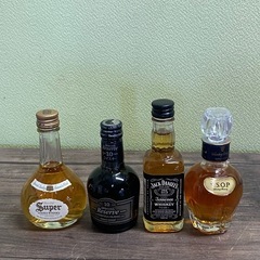 商談中　☆ 未開栓　古酒　ウイスキー ブランデー　ミニボトル11本まとめて　の画像