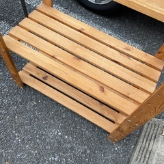 木製4段シェルフの画像