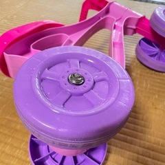三輪車　ベビー用　子供用　おもちゃ　足蹴りバイク　ピンクの画像