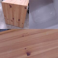0220534665★IKEA　トロファスト　収納ボックス　ウッド　プラスチックの画像