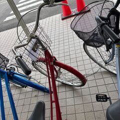 リユースのサカイ栃木店★ジモティ割あり★  自転車 26インチ レッド クリーニング済み TC10902の画像