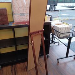 スタンドミラー　サイズ(自立時)　約　幅28cm×奥40cm×高147.5cm　　■近隣配送無料 買取GO‼　栄和店の画像