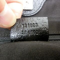 ■GUCCI グッチ GGキャンバス トートバッグ 121023 ブラック系 W38cm ショルダー 肩掛け 本物 札幌 西区 西野店の画像