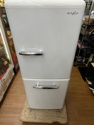 ☆ドリーム荒牧店☆ジモティー割引有☆【クリーニング済】　2ドア冷蔵庫/eangle/ANG-RE151-A1/149L/2018