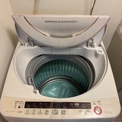 SHARP洗濯機60kgの画像