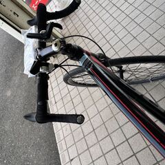 リユースのサカイ栃木店★ジモティ割あり★  クロスバイク 700C（約27インチ） ブラック クリーニング済み TC10903の画像