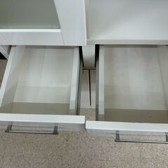 ★リユースのサカイ高崎店★TJ12920  食器棚 白 H180.5×D42×W59 クリーニング済みの画像