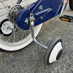 こども用自転車 16インチ・キッズサイクル （ネイビー）の画像