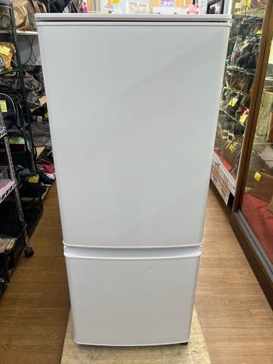 ☆ドリーム荒牧店☆ジモティー割引有☆【クリーニング済】2ドア冷蔵庫/ミツビシ/MR-P15F-W/146L/2020
