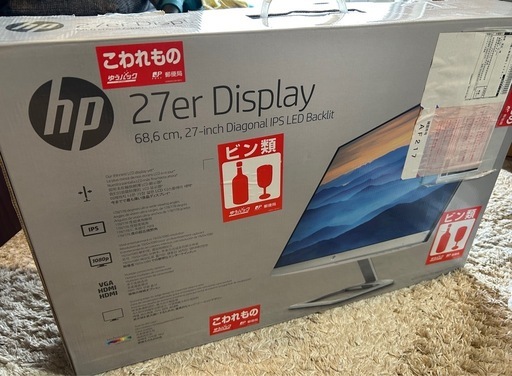 HP 27er Display 27インチ IPS モニター