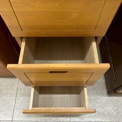 ★リユースのサカイ高崎店★TJ12921  チェスト 茶 H120.5×D45.5×W40.5 クリーニング済みの画像