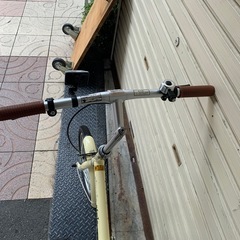Simple Style 　折りたたみ自転車　16インチ　バニラ色の画像