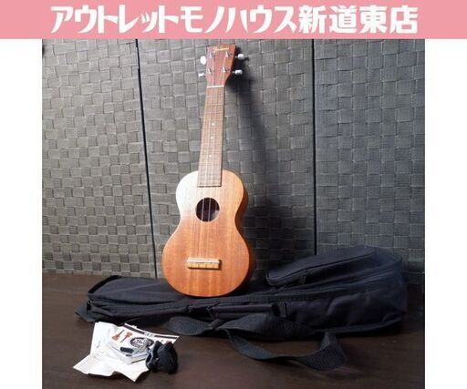 使用感少 キワヤ商会 FAMOUS FS-1G フェイマス ウクレレ マホガニー カポ / チューナー / ソフトケース付き 日本製 弦楽器 札幌市 新道東店