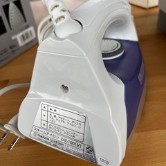【美品】山善 スチームアイロン ZAE-100(V)の画像