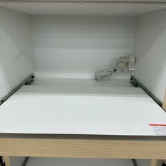 ★リユースのサカイ高崎店★TJ12925 泉洋化工(株) レンジ台 白 H120.5×D45×W59 クリーニング済みの画像