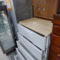 リサイクルショップどりーむ天保山店　No.4383　５段収納　プラスチックタンス　写真参照🎵　おすすめ商品です(≧▽≦)　の画像