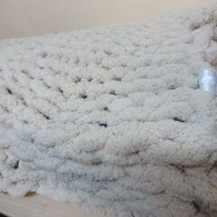 ※取引中/売約済***********　　　　　　未使用/新品　エラー入庫　ブランケット 手編み【moket 】オールシーズン使える ダブル 洗える 毛布 収納ケース付き チャンキー ニット 掛け布団 膝掛け 冬用毛布の画像