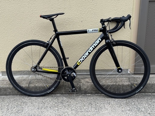 Boardman TK PRO シングルスピード 街乗りピスト 3Tカーボンエアロハンドル DURA-ACEハブ