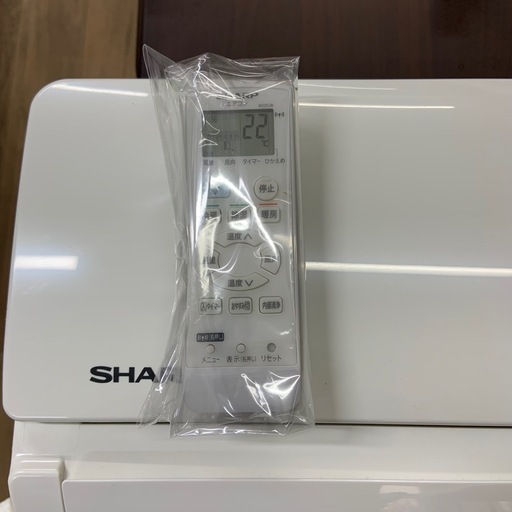 2019年製　シャープ　ルームエアコン　2.2kw 主に6畳　AY-J22S-W