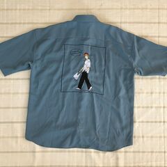 CPCM 製  半袖シャツ　色：ブルー　メンズ：Ｌサイズの画像