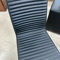 ★リユースのサカイ高崎店★TJ12929 (株)ニトリ 2人掛けダイニングセット 茶/黒 H70×D70×W70 クリーニング済みの画像