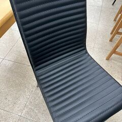 ★リユースのサカイ高崎店★TJ12929 (株)ニトリ 2人掛けダイニングセット 茶/黒 H70×D70×W70 クリーニング済みの画像