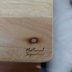 中古 Natural Signature センターテーブル 天然木素材の画像