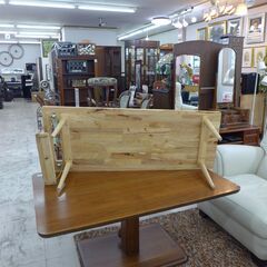 中古 Natural Signature センターテーブル 天然木素材の画像
