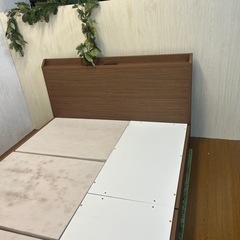 【リユース☆エコちょっぷ】ダブルベッドの画像
