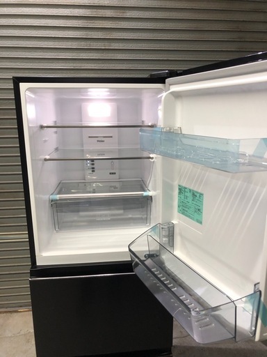 北海道旭川市直接取引歓迎 Haier ハイアール ノンフロン冷凍冷蔵庫 JR-CV29B 2024年製 286L 3ドア 簡易清掃済 