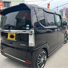 人気！NBOXカスタム！H24　ＧＬパーケージ！両側パワスラ！車検満タン！ナビTV、Bカメラ、ETC！の画像