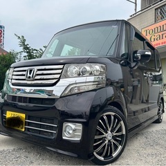 人気！NBOXカスタム！H24　ＧＬパーケージ！両側パワスラ！車検満タン！ナビTV、Bカメラ、ETC！の画像