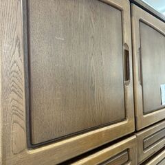 ★リユースのサカイ高崎店★TJ12934 全国家具工業連合会 和ダンス 茶 H195.5×D57.5×W104.5 クリーニング済みの画像