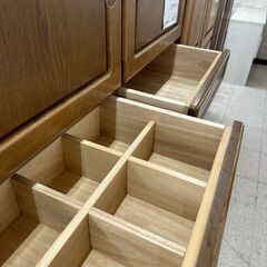 ★リユースのサカイ高崎店★TJ12934 全国家具工業連合会 和ダンス 茶 H195.5×D57.5×W104.5 クリーニング済みの画像