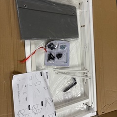 新品未使用 Alebert デスク 机 パソコンデスク 幅80*奥行40*高74cm 勉強机 桌子 テーブル 作業机 コンパクト 収納袋付き 頑丈 安定 組立簡単 一人暮らし (80cm, ホワイト)の画像