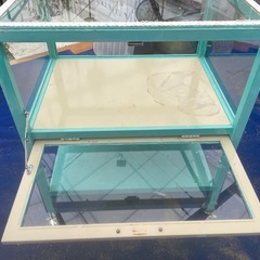 中古 昭和 レトロ 展示 アクリルガラス アンティーク ディスプレイ の画像