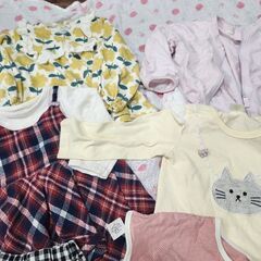 95 女の子　まとめ売り　フタフタ　シンプルフリー　バースデイ　プティマイン　長袖　半袖　ブランシェス　ペアマノンの画像