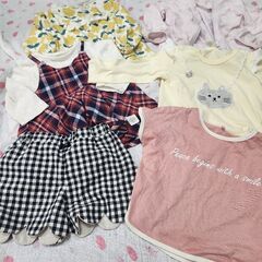 95 女の子　まとめ売り　フタフタ　シンプルフリー　バースデイ　プティマイン　長袖　半袖　ブランシェス　ペアマノンの画像