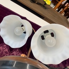 美原店 丸山技研 リリーツインライト テーブルランプ　スタンドライトの画像