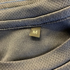 M2510-039 インナー Tシャツ ネイビー×ブルー Mサイズ ほつれ汚れ有り の画像
