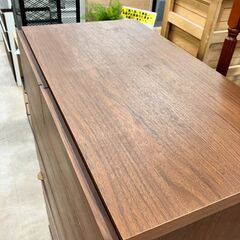 ⭐高野木工⭐4段サイドチェスト⭐レッチェ80⭐ウォールナット⭐ブラウン⭐No.1531⭐の画像