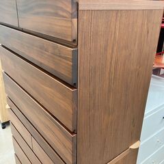⭐高野木工⭐4段サイドチェスト⭐レッチェ80⭐ウォールナット⭐ブラウン⭐No.1531⭐の画像
