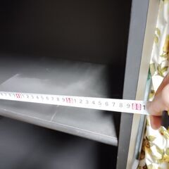 しっかりした黒カラーボックス2段　2個の画像