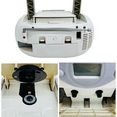 【REGASTOCK川崎店】【動作確認済み】DeBEAT CDラジカセ RCD-120 ホワイト CD テープ AM FM ラジオの画像